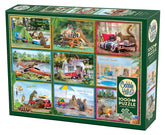 Cobble Hill - Squirrels On Vacation 1000 Piece Jigsaw Puzzle