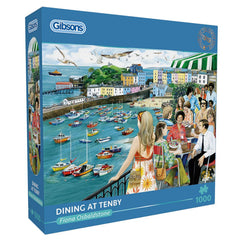 Gibsons - Dining at Tenby 1000 Piece Jigsaw Puzzle