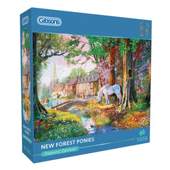 Gibsons - New Forest Ponies 1000 Piece Jigsaw Puzzle