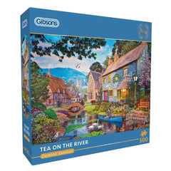 Gibsons - Tea On The River 500 Piece Jigsaw Puzzle