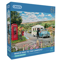 Gibsons - Which Way To The Campsite 1000 Piece Jigsaw Puzzle