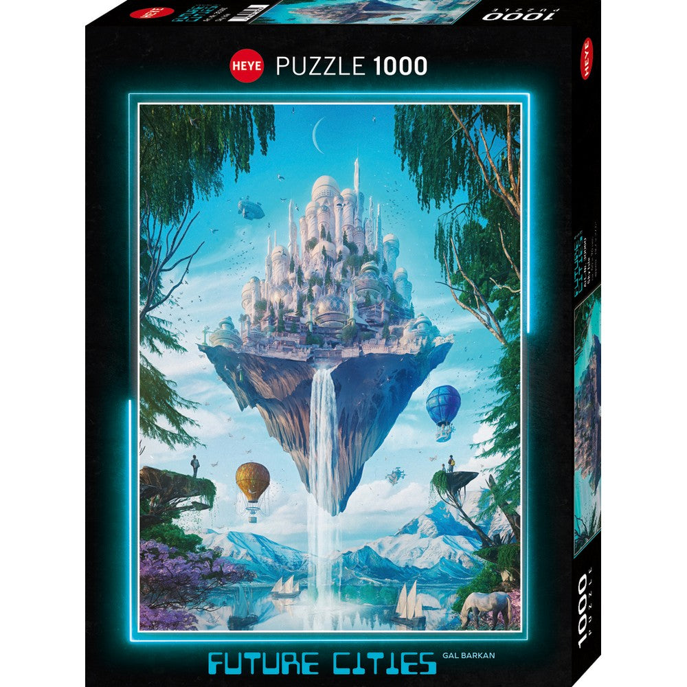 Heye - Future Cities: Sky Isle 1000 Piece Jigsaw Puzzle