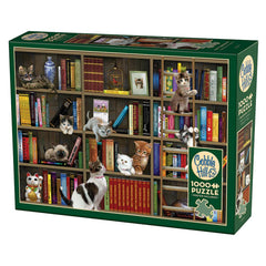 Cobble Hill - Kitty Librarians 1000 Piece Jigsaw Puzzle