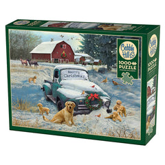 Cobble Hill - Merry Christmas 1000 Piece Jigsaw Puzzle