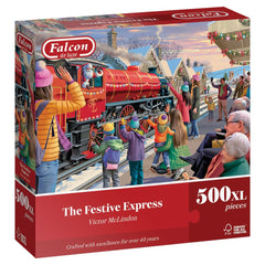 Falcon - The Festive Express Large 500 Piece Jigsaw Puzzle