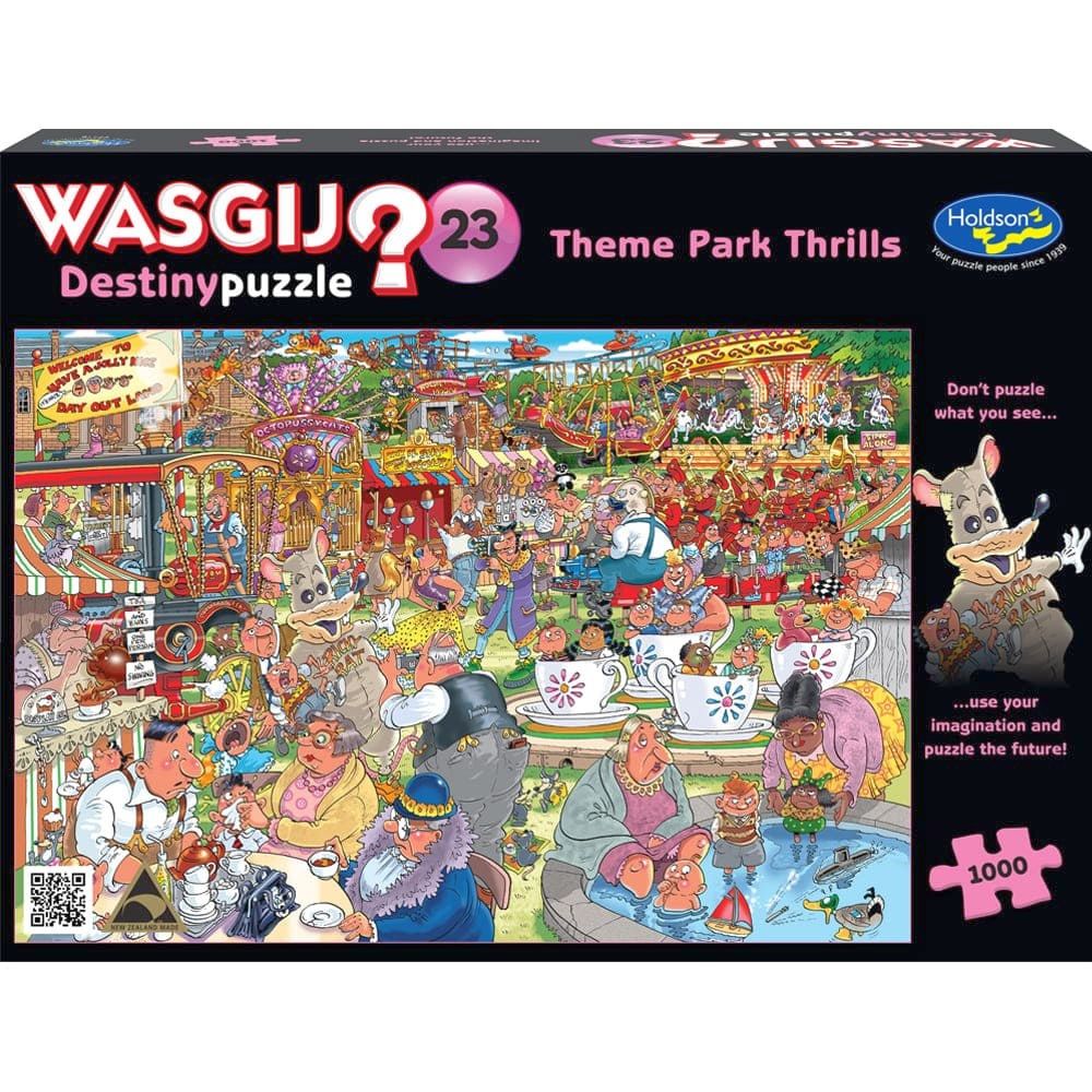 Wasgij - Destiny 23: Theme Park Thrills 1000 Piece Jigsaw Puzzle box