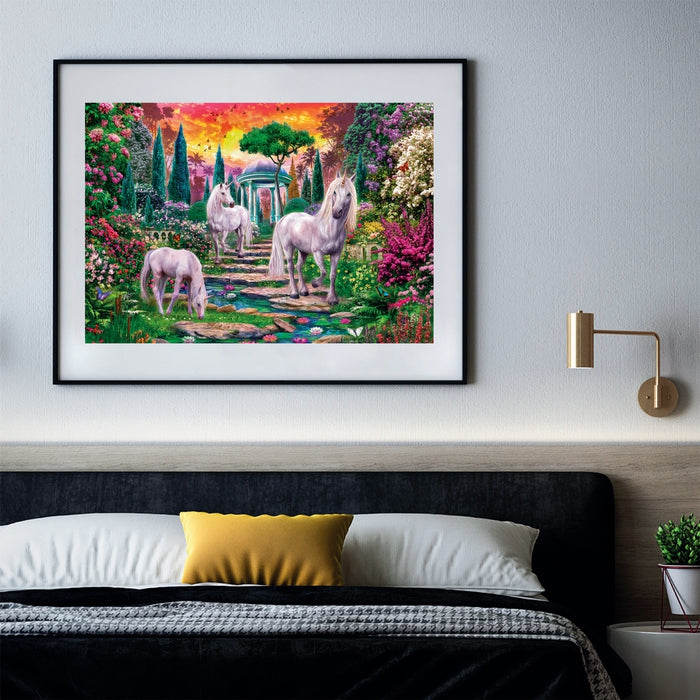 Clementoni - Classical Garden Unicorns 2000 Piece Jigsaw Puzzle