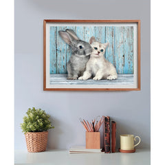 Clementoni - Cat & Bunny 500 Piece Jigsaw Puzzle
