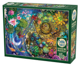 Cobble Hill Lantern Light 1000 piece jigsaw puzzle box, artwork by Rose Cat Khan