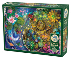 Cobble Hill Lantern Light 1000 piece jigsaw puzzle box, artwork by Rose Cat Khan