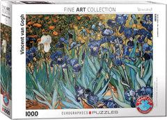 Van Gogh Irises 1000 Piece Jigsaw Puzzle by Eurographics