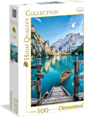Clementoni - Braies Lake 500 Piece Jigsaw Puzzle