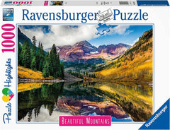 Ravensburger - Beautiful Mountains, Aspen, Colorado 1000 Piece Puzzle