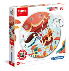 Clementoni - Balloon in the Wind Clock 96 Piece Jigsaw Puzzle