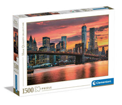 Clementoni - East River at Dusk 1500 Piece Jigsaw Puzzle