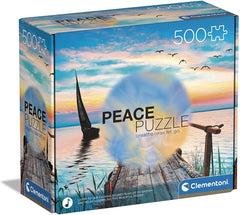 Clementoni - Peace Puzzle: Peaceful Wind 500 Piece Jigsaw Puzzle