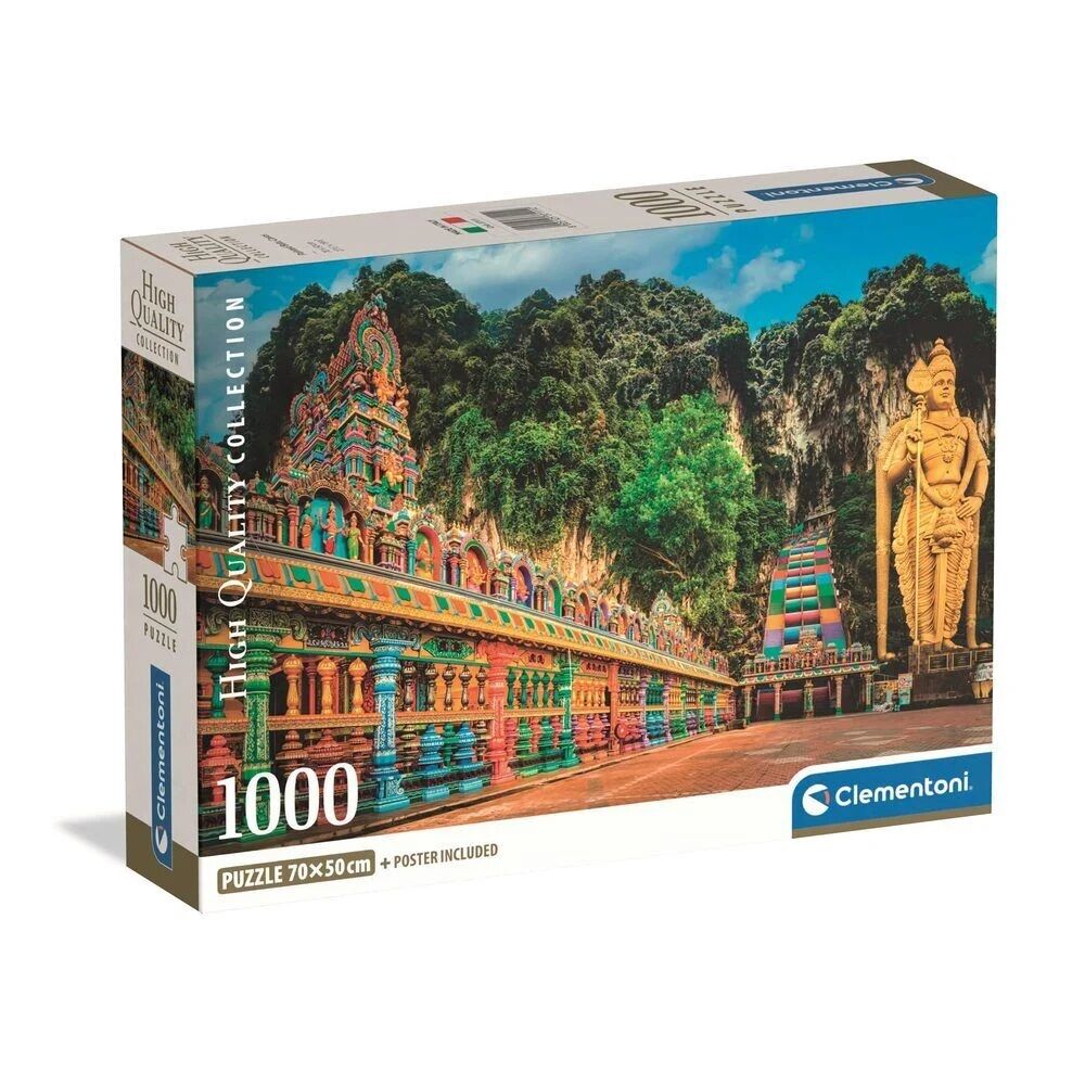 Clementoni - Painted Batu Caves 1000 Piece Jigsaw Puzzle