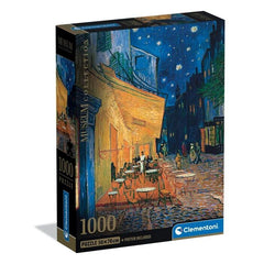 Clementoni - Van Gogh: Cafe Terrace at Night (Museum) 1000 Piece Jigsaw Puzzle