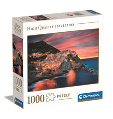 Clementoni - Dusk in Manarola 1000 Piece Jigsaw Puzzle box
