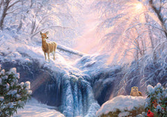 Cobble Hill - Mystic Falls In Winter 1000 Piece Jigsaw Puzzle