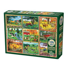 Cobble Hill - Postcards From The Farm 1000 Piece Jigsaw Puzzle