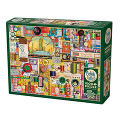 Cobble Hill - Sewing Notions 1000 Piece Jigsaw Puzzles
