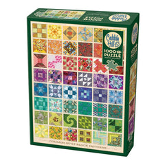Cobble Hill - Common Quilt Blocks 1000 Piece Jigsaw Puzzle