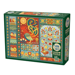 Cobble Hill - Scandi Chicken Quilt 1000 Piece Jigsaw Puzzle