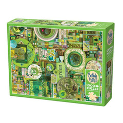 Cobble Hill - Rainbow Project 1000 Piece Jigsaw Puzzle Green