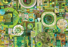 Cobble Hill - Rainbow Project 1000 Piece Jigsaw Puzzle Green