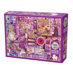 Cobble Hill - Rainbow Project 1000 Piece Jigsaw Puzzle Purple
