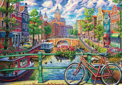 Cobble Hill - Amsterdam Canal 1000 Piece Jigsaw Puzzle