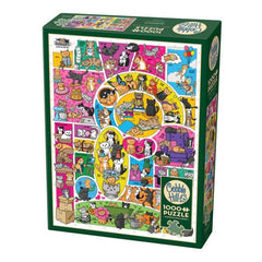 Cobble Hill - Doodlecats 1000 Piece Jigsaw Puzzle