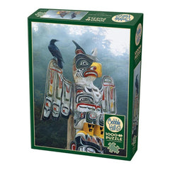 Cobble Hill - Totem Pole In The Mist 1000 Piece Jigsaw Puzzle
