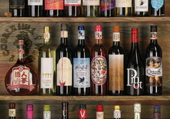 Cobble Hill - Wine Alphabet 1000 Piece Jigsaw Puzzle