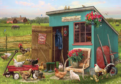 Cobble Hill - Happy Hen House 1000 Piece Jigsaw Puzzle