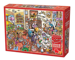 Cobble Hill - Doodletown Thanksgiving Togetherness 1000 Piece Jigsaw Puzzle