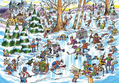 Cobble Hill - Doodletown Hockey Town 1000 Piece Jigsaw Puzzle