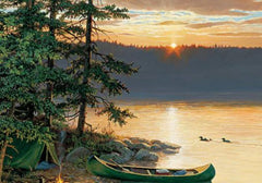 Cobble Hill - Canoe Lake 500 Piece Jigsaw Puzzle