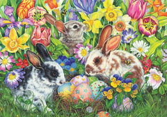 Cobble Hill - Easter Bunnies 350 Extra Large Pieces Jigsaw Puzzles