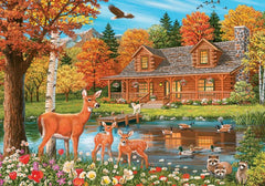 Cobble Hill - Cottage Pond 350 Extra Large Pieces Jigsaw Puzzle