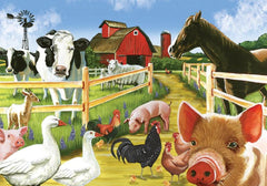 Cobble Hill - Family Farm 350 Extra Large Pieces Jigsaw Puzzle