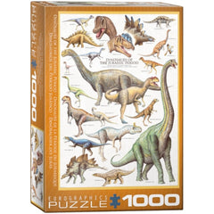 Eurographics - Dinosaurs of the Jurassic Period 1000 Piece Puzzle