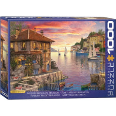 Eurographics - Mediterranean Harbour 1000 Piece Jigsaw Puzzle