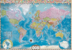 Eurographics - Map Of The World 1000 Piece Jigsaw Puzzle