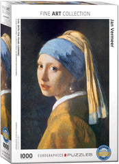 Eurographics - Girl with the Pearl Earring- San Vermeer 1000 Piece Jigsaw Puzzle