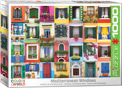 Eurographics - Mediterranean Windows 1000 Piece Jigsaw Puzzle