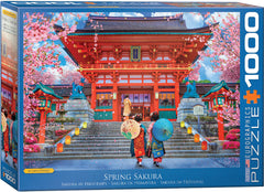 Eurographics - Spring Sakura 1000 Piece Jigsaw Puzzle