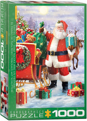 Eurographics - Santa's Sled 1000 Piece Jigsaw Puzzle