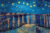 Eurographics - Van Gogh, The Starry Night Over The Rhone 1000 Piece Jigsaw Puzzle